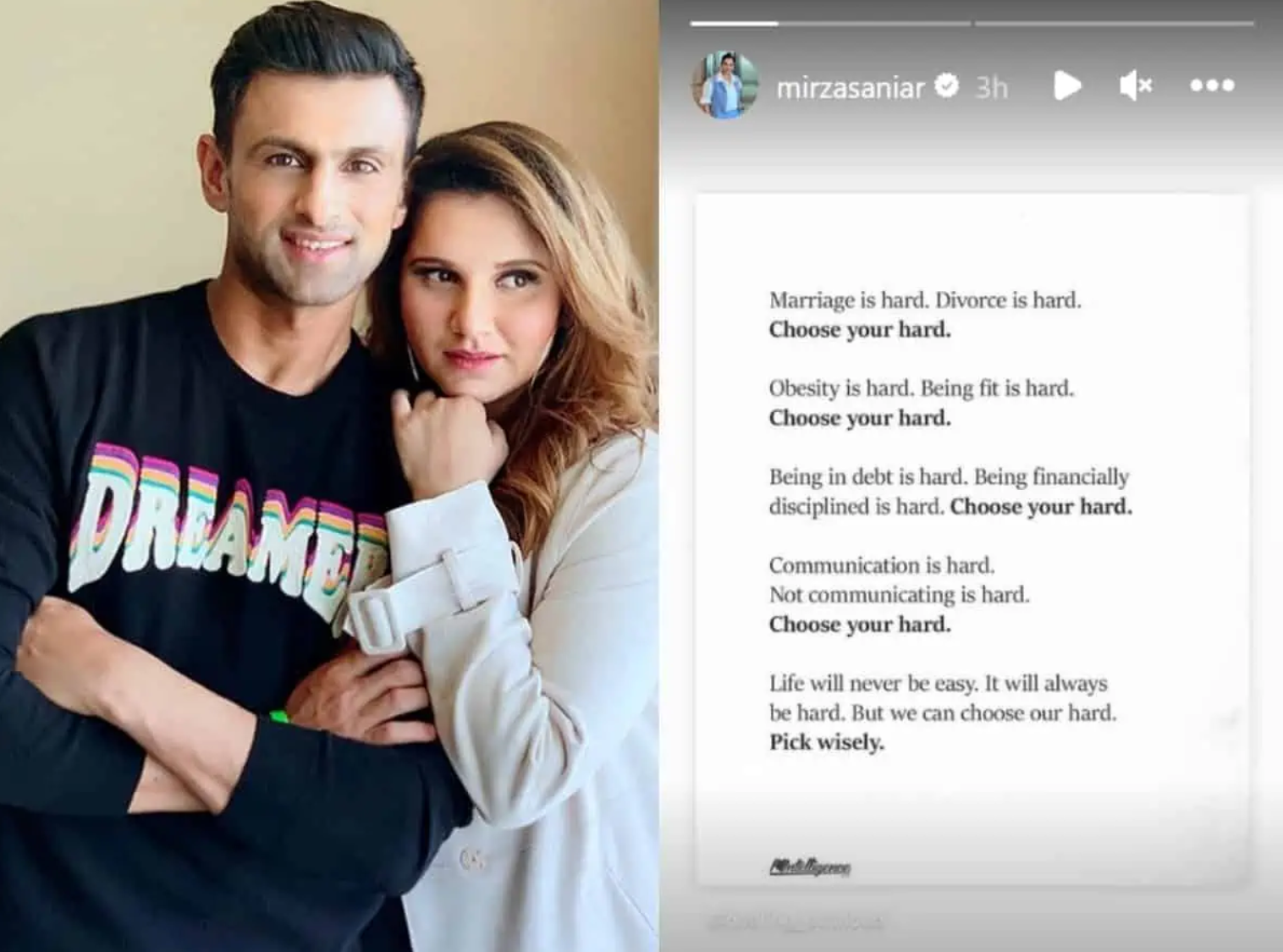 Sania Mirza's Cryptic Post on Divorce Confirms Rumours?