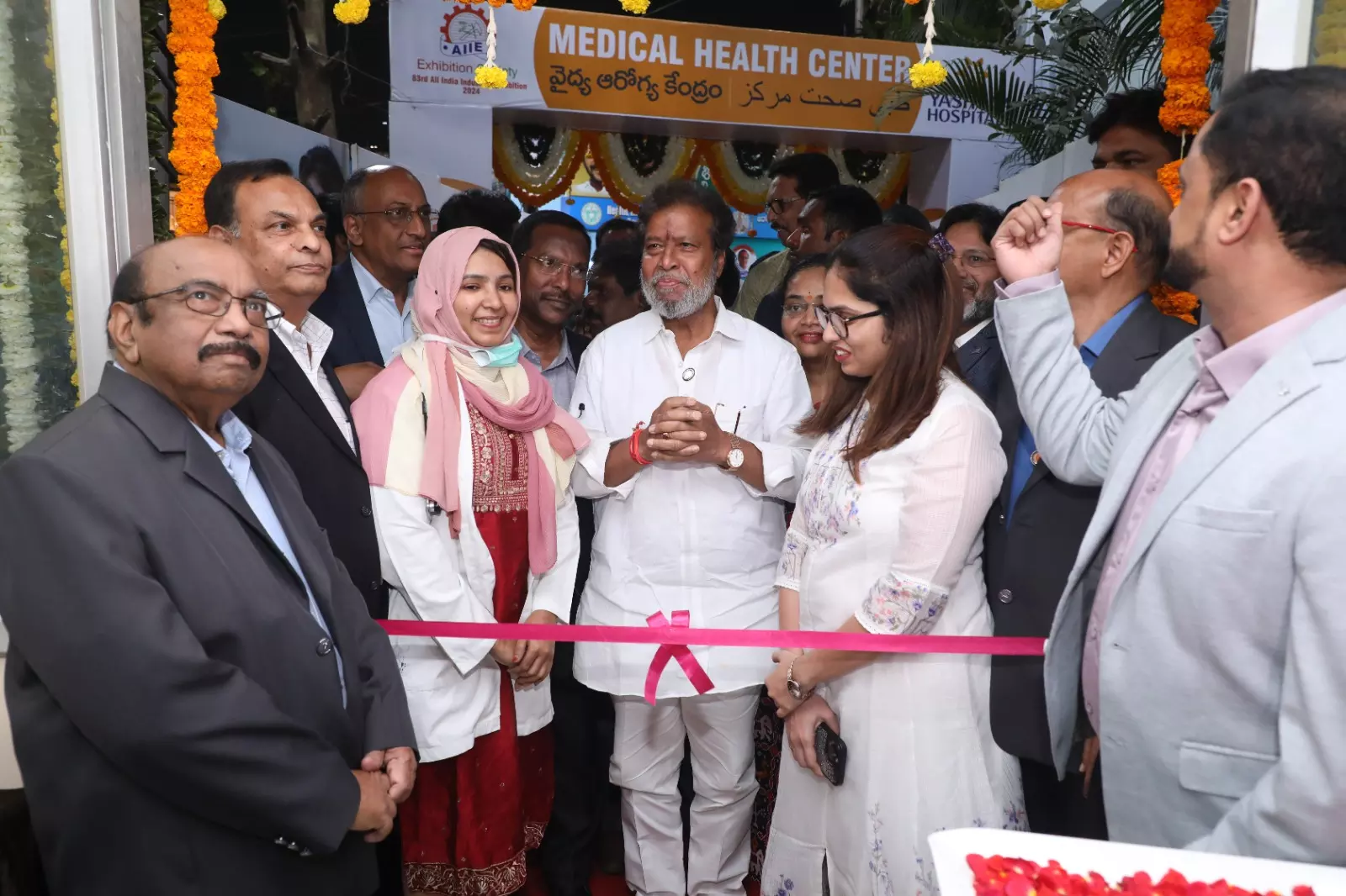 Rajanarasimha Inaugurates Health Centre at Numaish