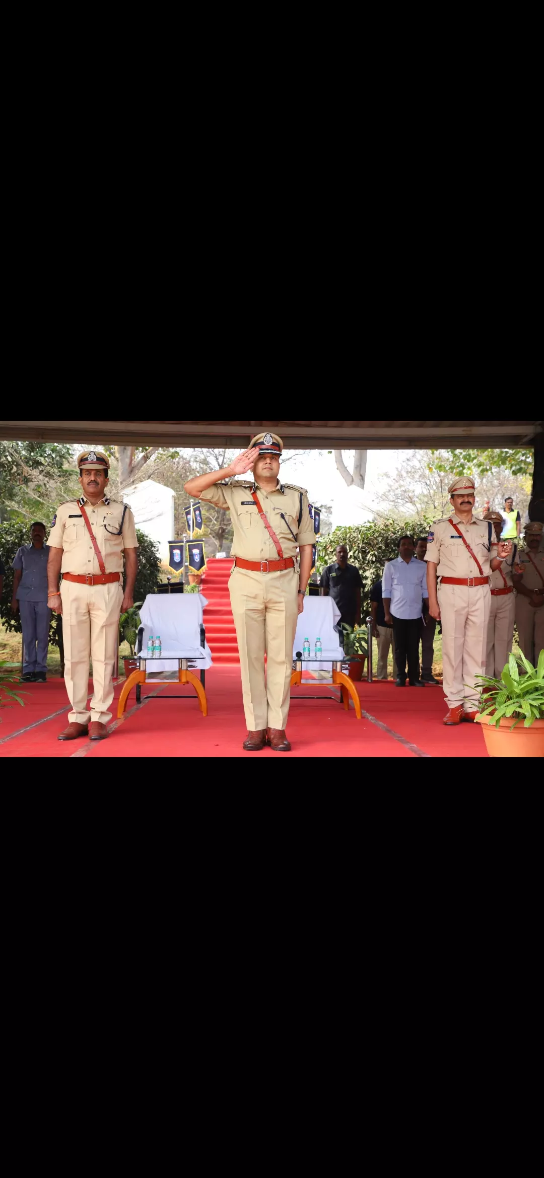 Hyderabad: Police Personnel Celebrate Republic Day Fete