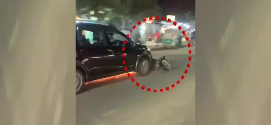 Drunk Car Owner Drags Scooter For 1km After Hitting Two Others In Bhubaneswar