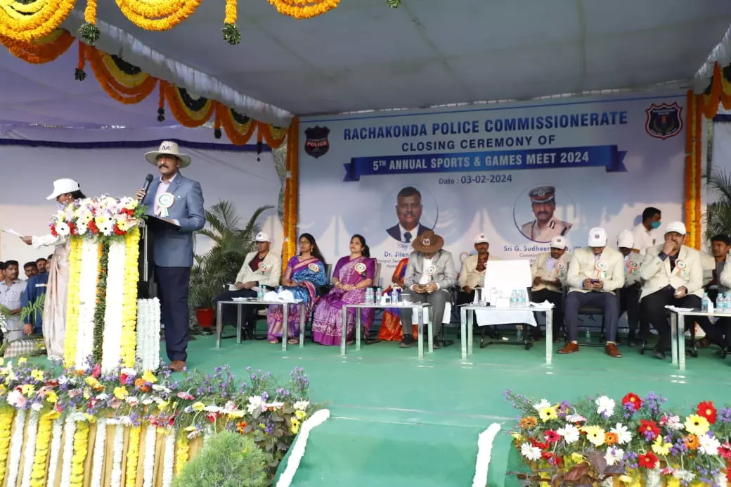 Rachakonda Commissionerate’s Fifth Annual Sports Meet-2024 Competitions Concludes