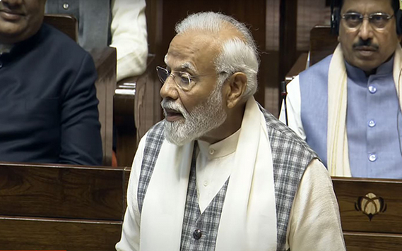 PM Modi's fiery speech in Parliament