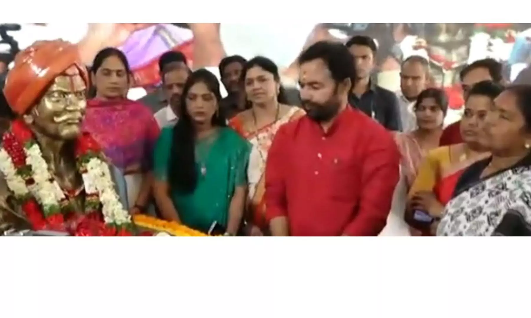 Kishan Reddy lays foundation for Ramji Gond tribal museum in city