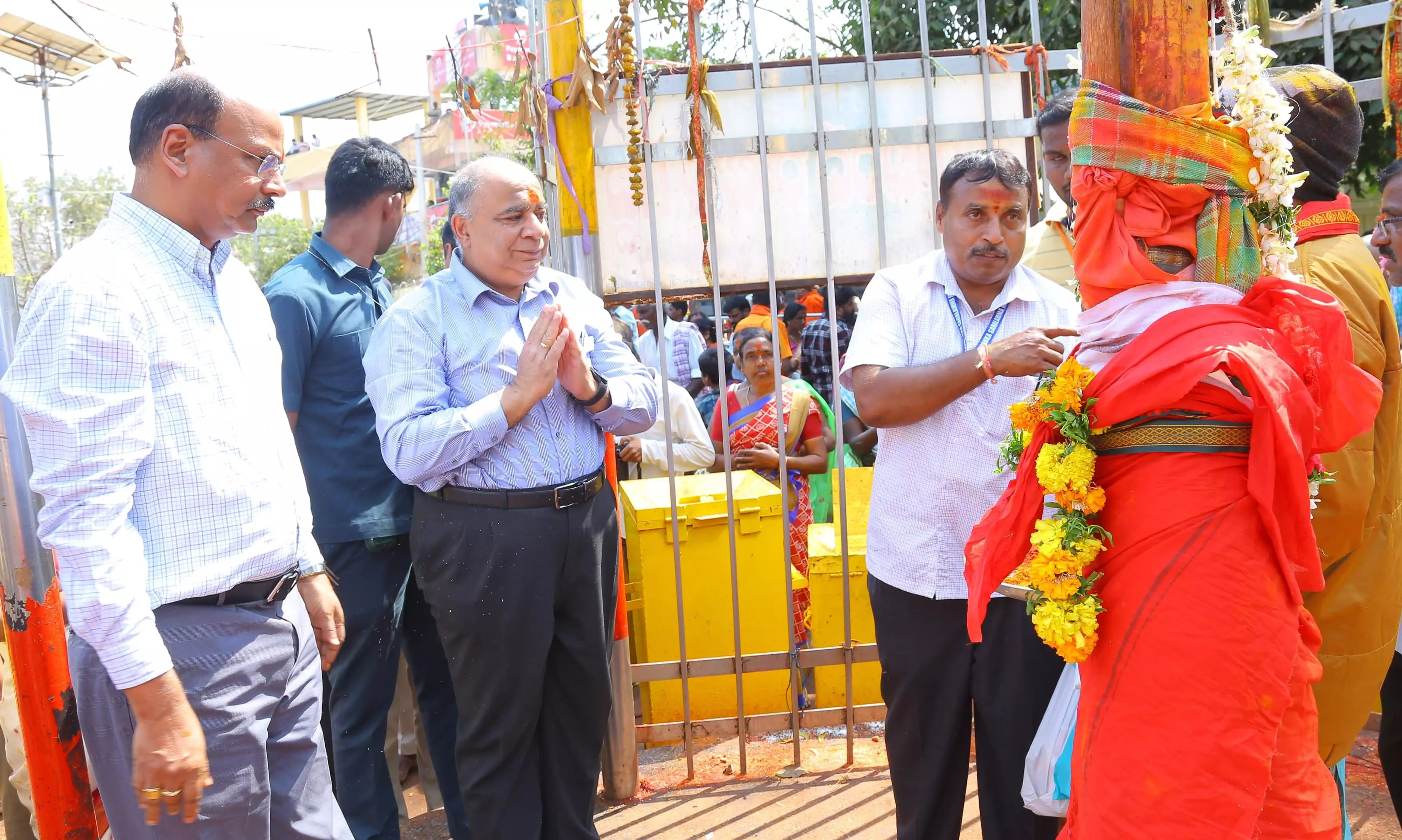 DGP Visit to Samakka Jatara