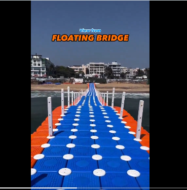 Floating bridge on Vizag’s R.K. Beach opens today