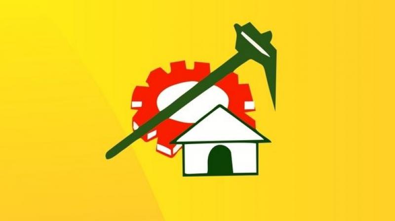 Grievances Against YSRC Government Flood TDP Office in Mangalagiri