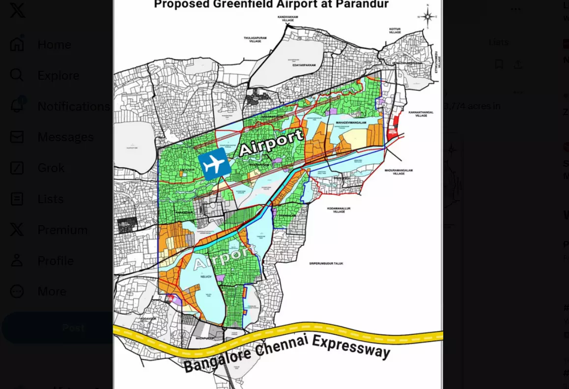 A Sudden Spurt of Protest Against Greenfield Airport for Chennai