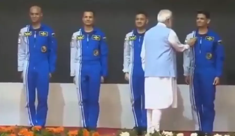 PM Modi announces names of 4 astronauts chosen for India's Gaganyaan Mission