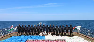 Drugs worth Rs 2,000 cr seized off Gujarat coast