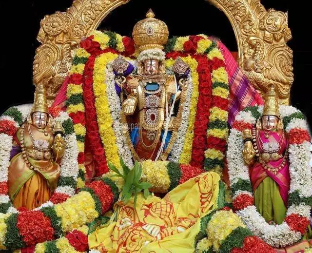 Annual Brahmotsavams commence at Srinivasa Mangapuram temple