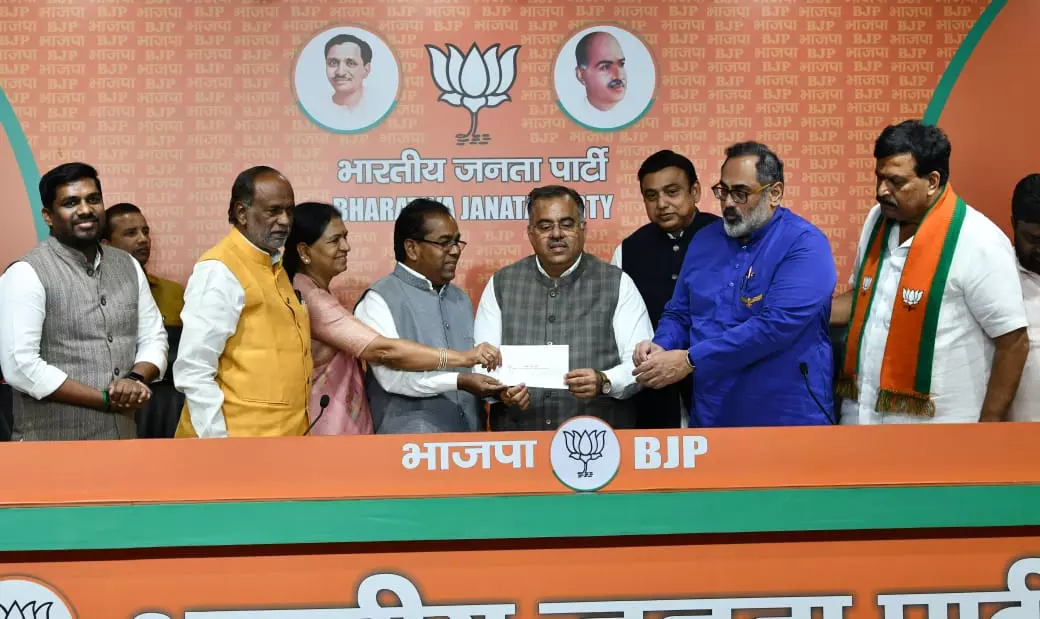 Nagarkurnool BRS MP joins BJP