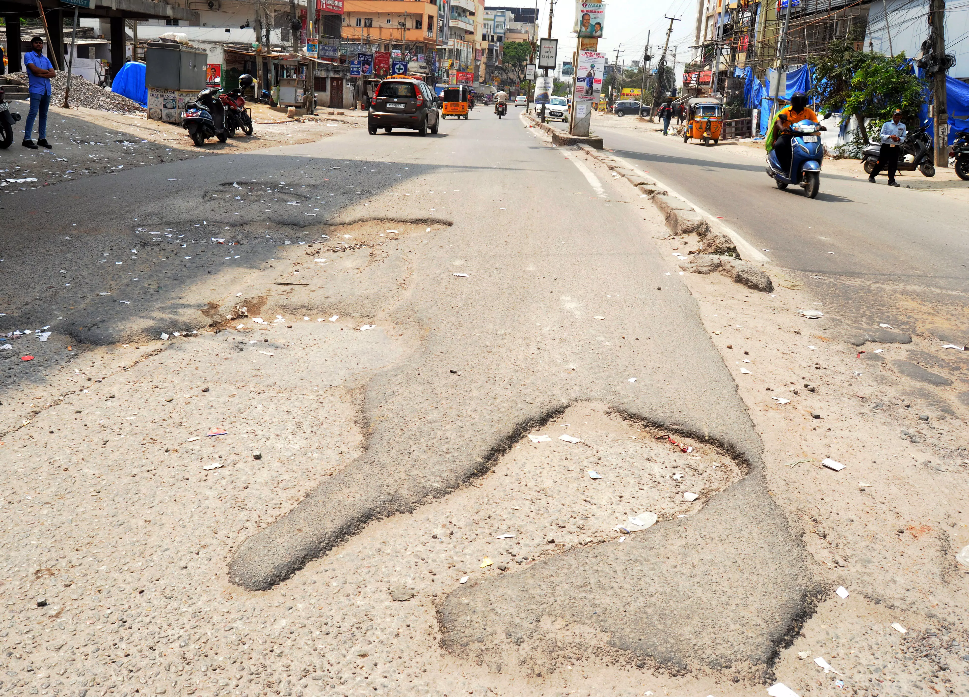 BRS Corporators Under Fire as Nizampet Residents Demand Action on Road Woes