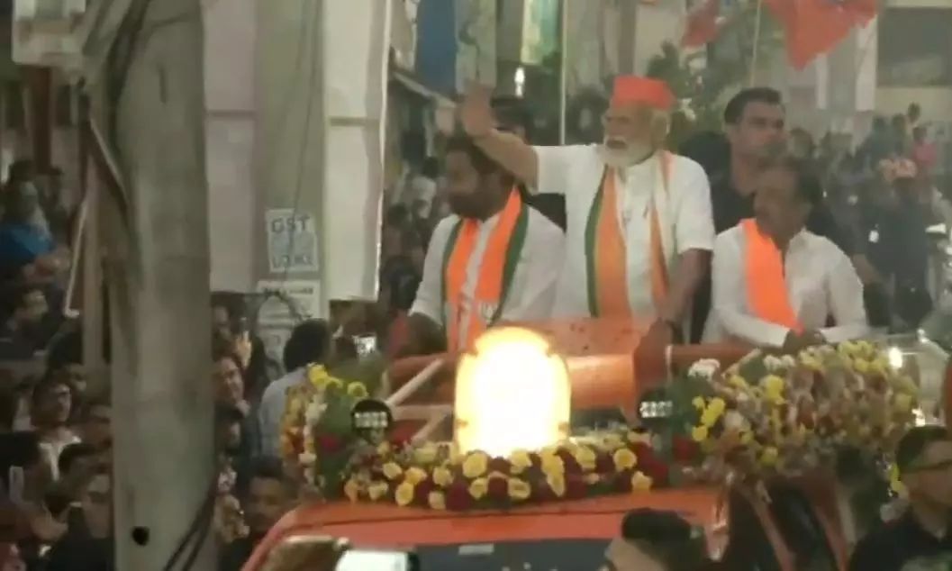 Modi unleashes saffron storm in Hyderabad