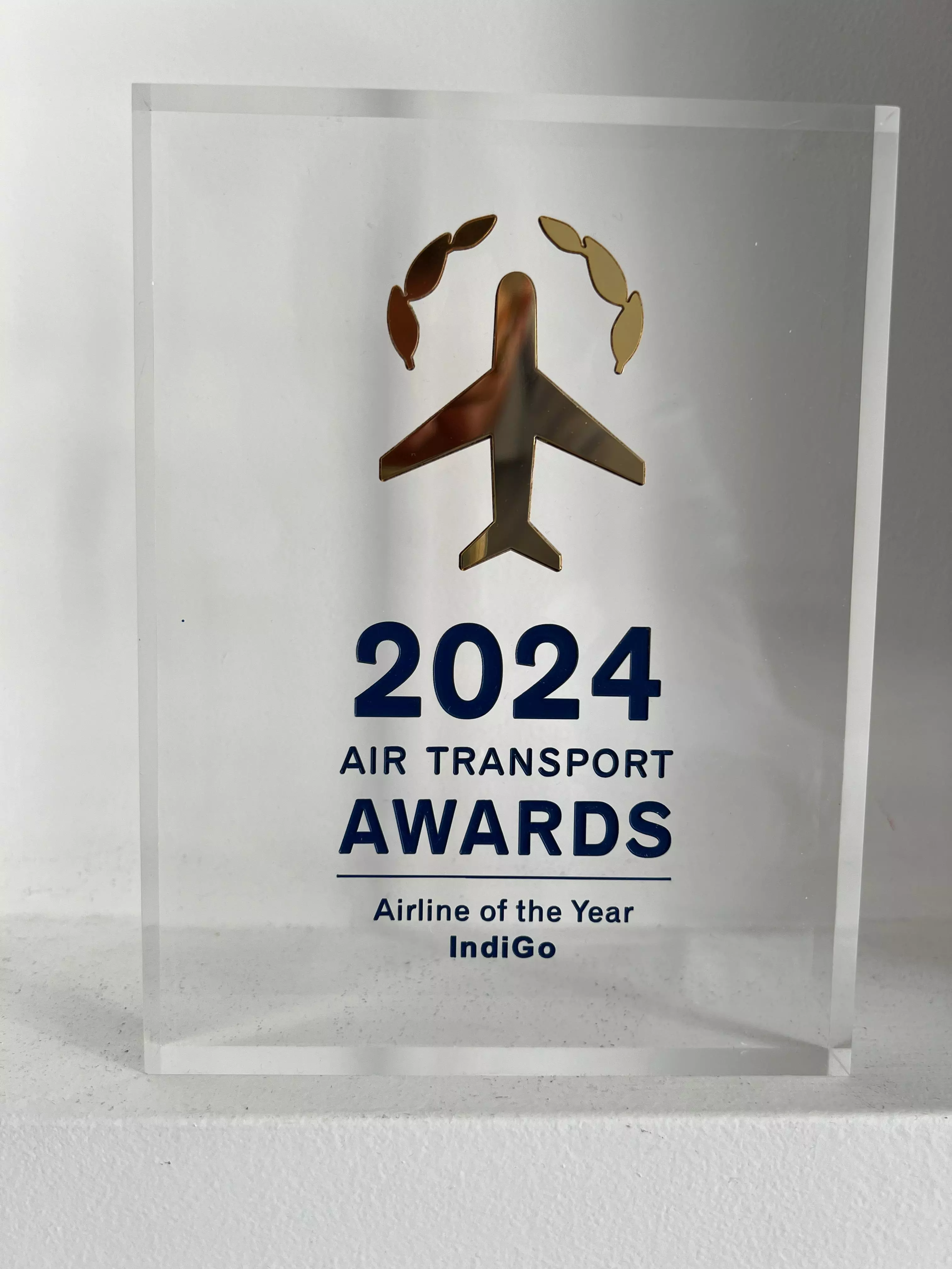 IndiGo wins Airline of the Year at Air Transport Awards 2024!