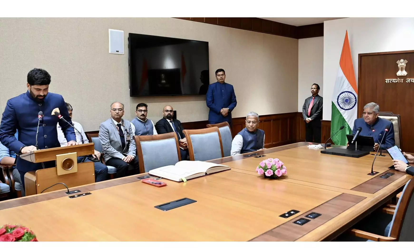 Anil Kumar Yadav Takes Oath As Rajya Sabha Member