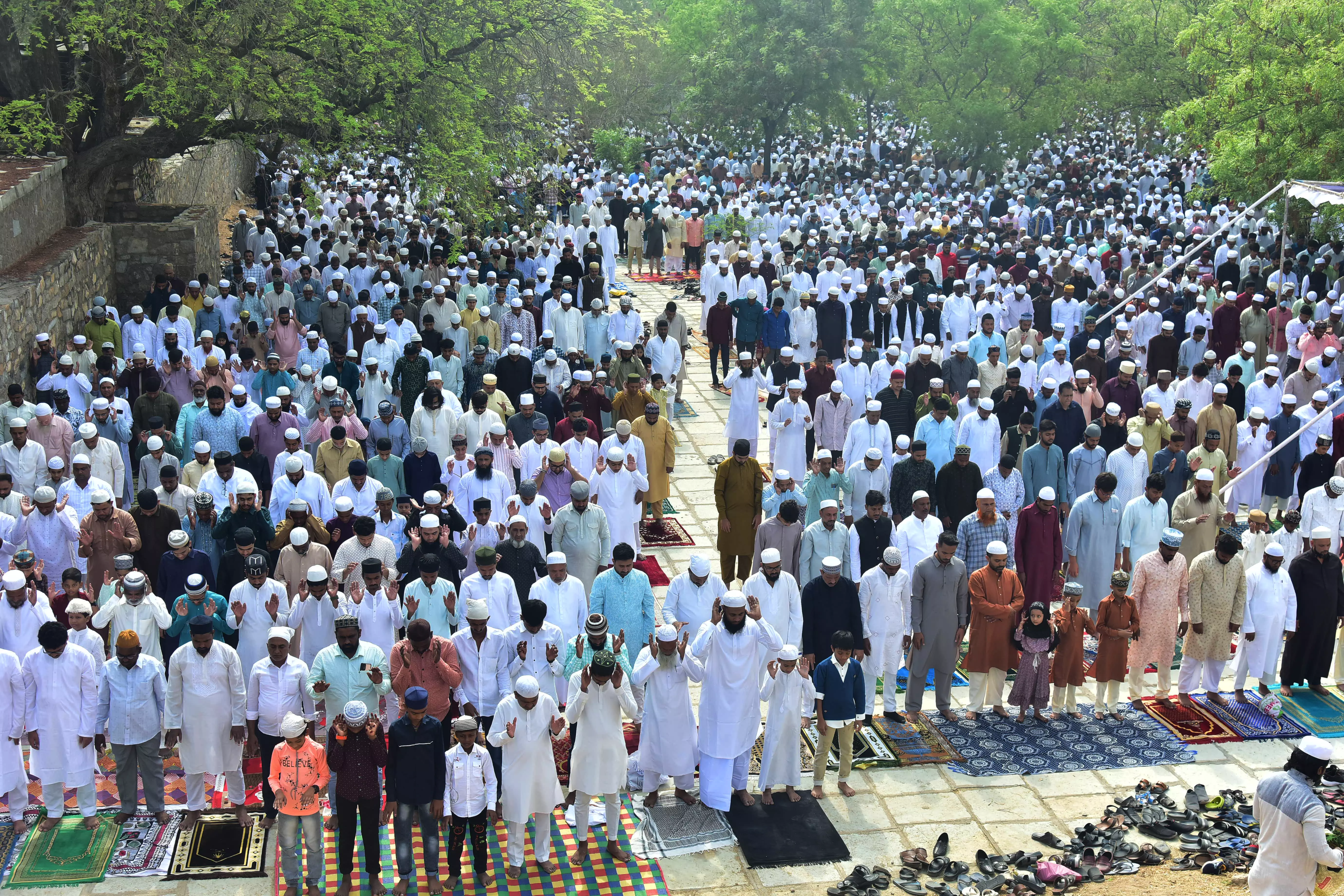 Muslims Protests on Ramzan Day Against Israel Attacks on Palestine