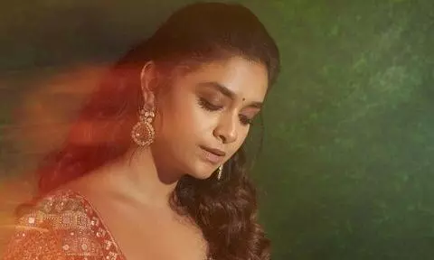 Keerthy Suresh showcases her fiery side