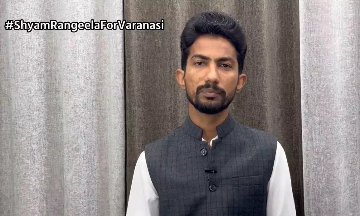 Comedian Shyam Rangeela to contest from Varanasi against PM Modi