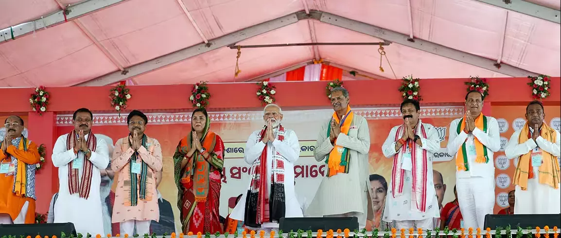 Modi Takes Aim at Congress and BJD in Odisha Election Rallies