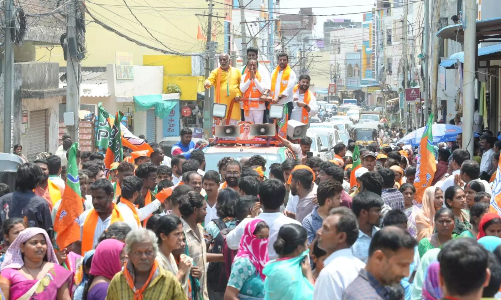 BJP Candidate Etala Rajendar Targets BC, SC, and ST Voters, Slams Congress in Hyderabad