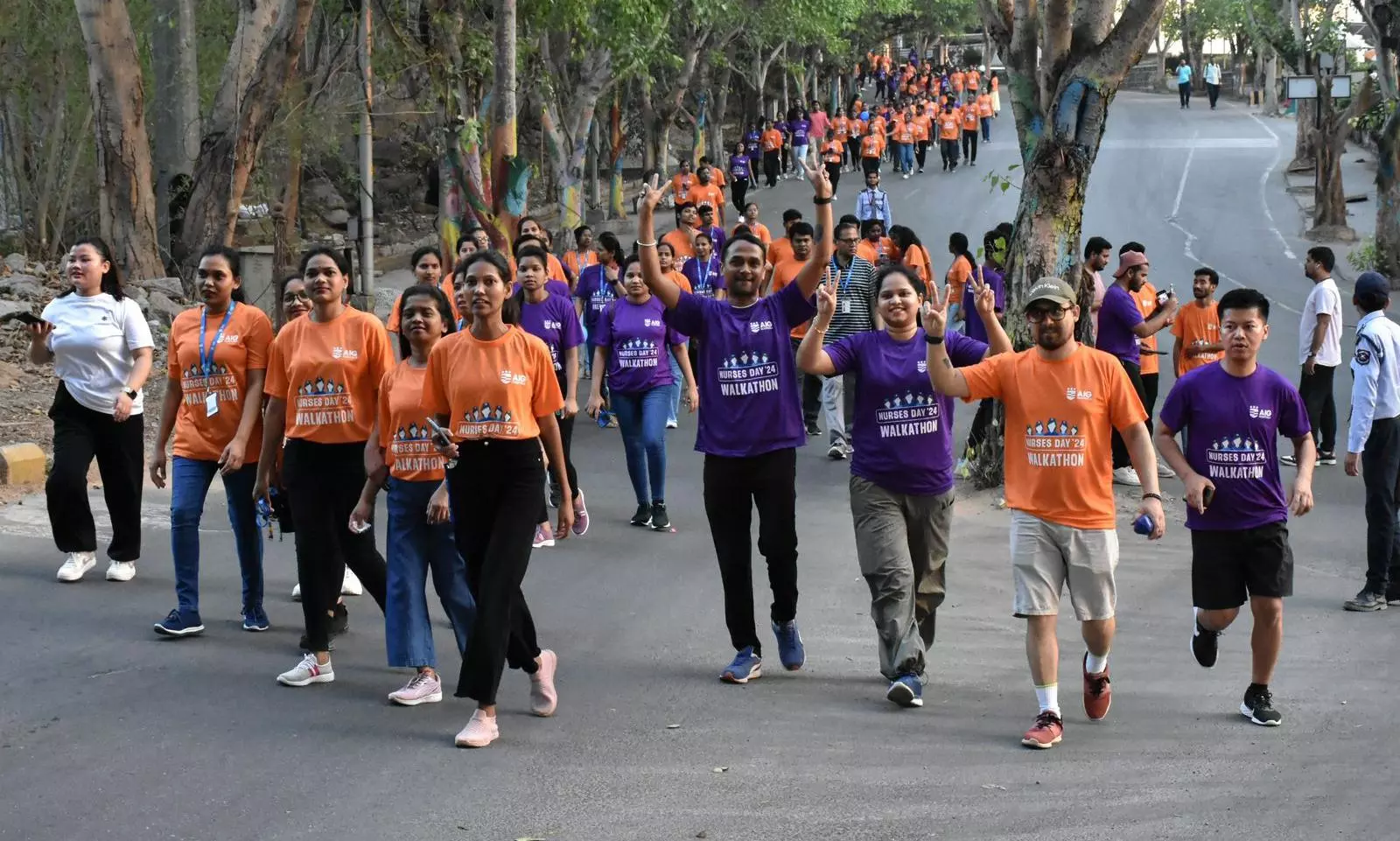 Over 1000 Nurses take part in World Nursing Day Walkathon organised by AIG Hospitals