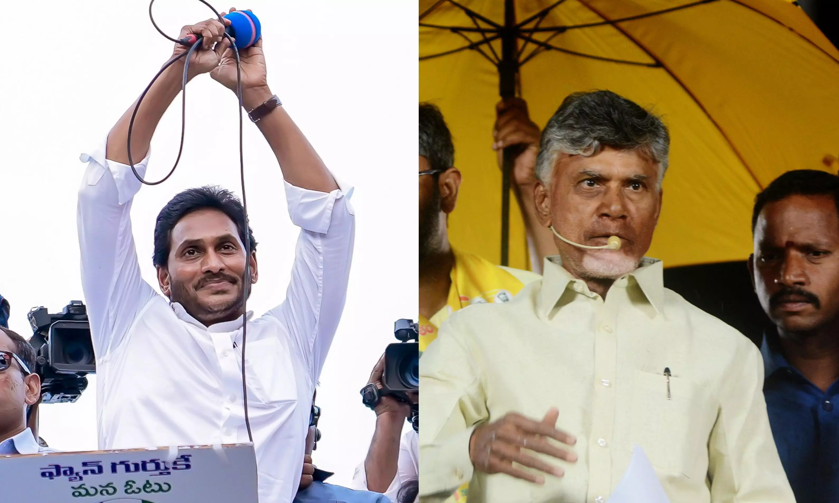 Jagan, Naidu in Close Race Through Election Campaigns