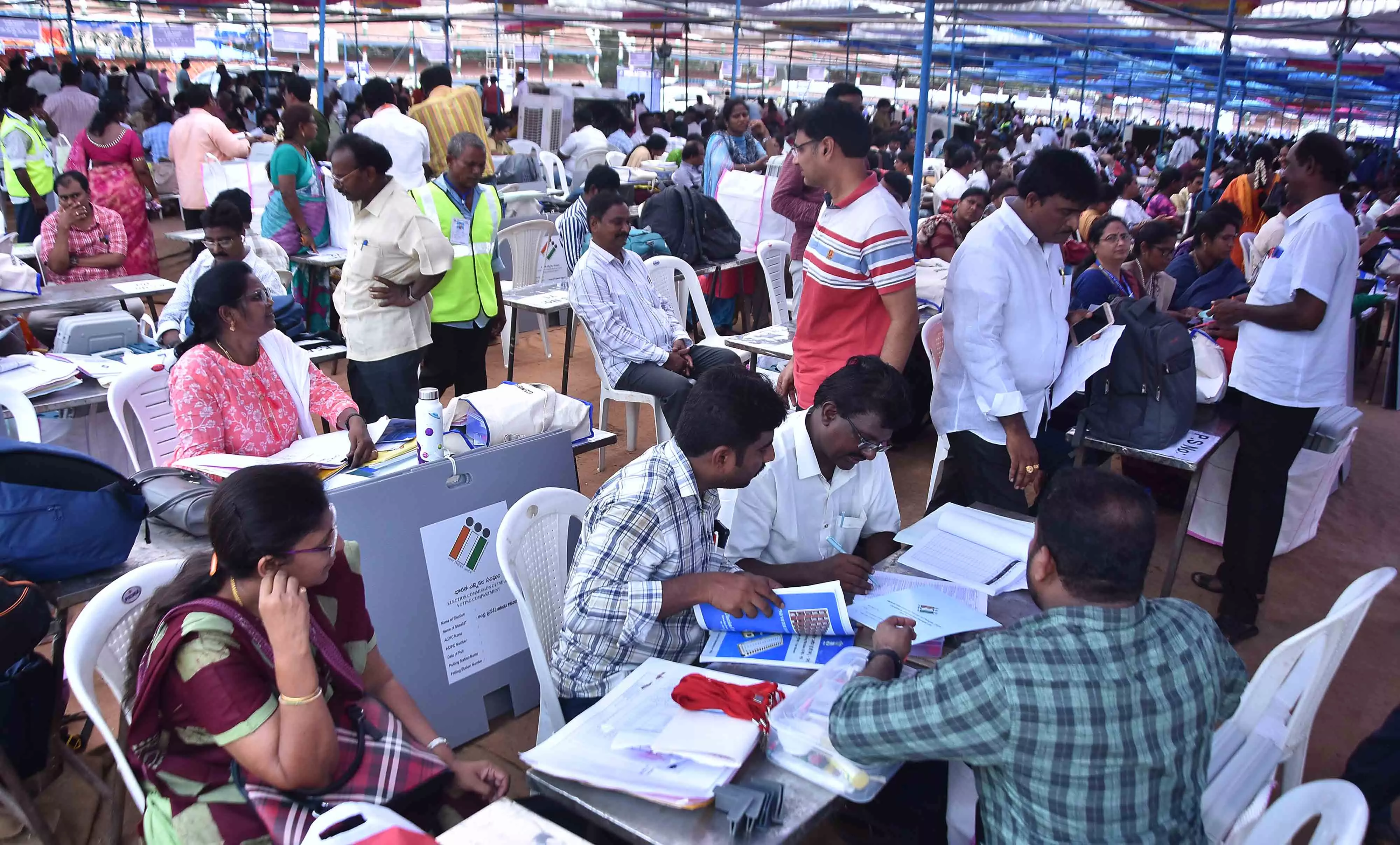 Election Material Distributed at 291 Booths in Guntur West