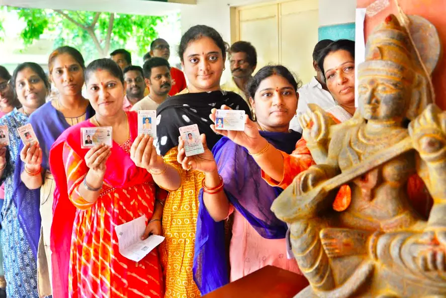 Andhra Pradesh records approximately 68 per cent voter turnout in LS, Assembly polls till 5 pm