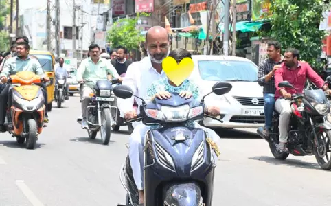 BJPs Bandi Sanjay Flouts Traffic Rules