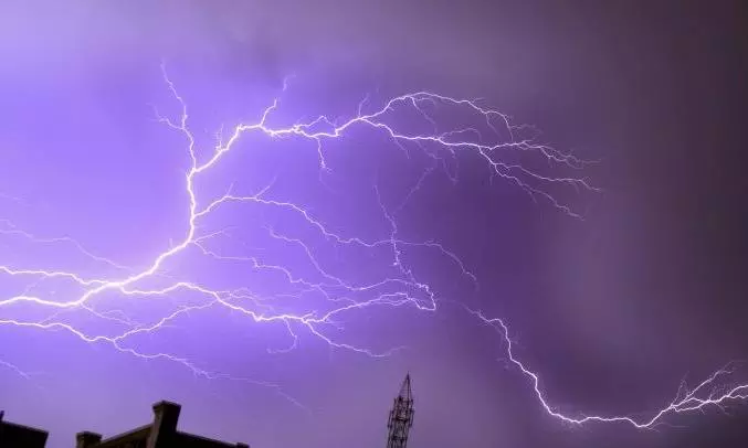 Young Man Killed, Two Teens Injured by Lightning in Nalgonda