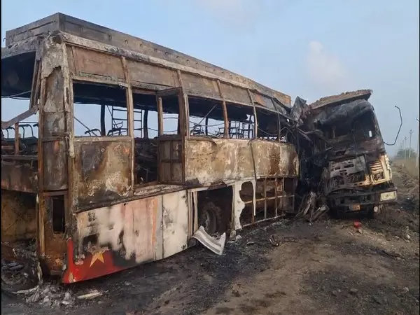 Private bus accident victims were returning after voting in AP