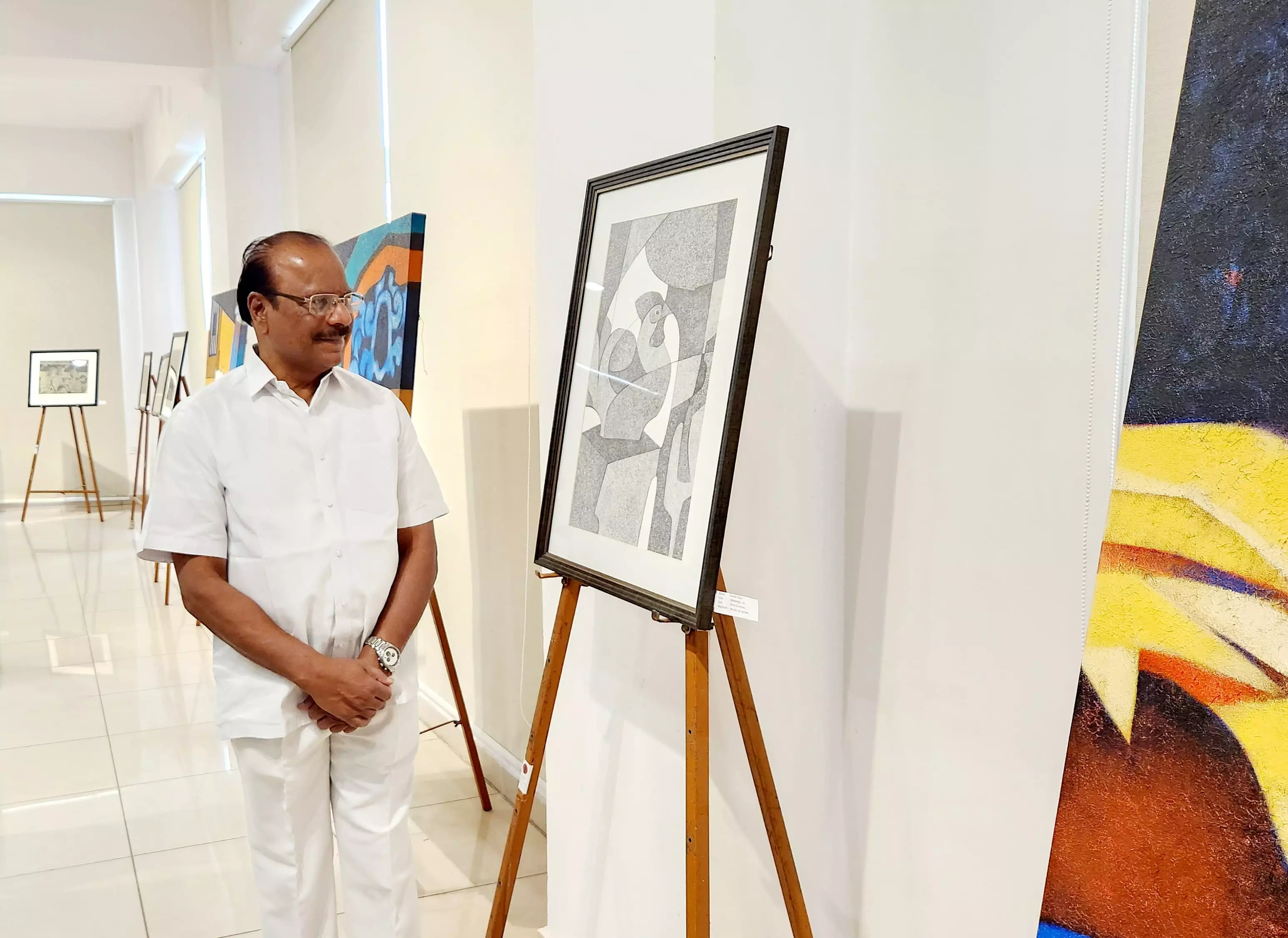 Tripura Governor Indrasena Reddy Inaugurates SPECTRUM Art Exhibition