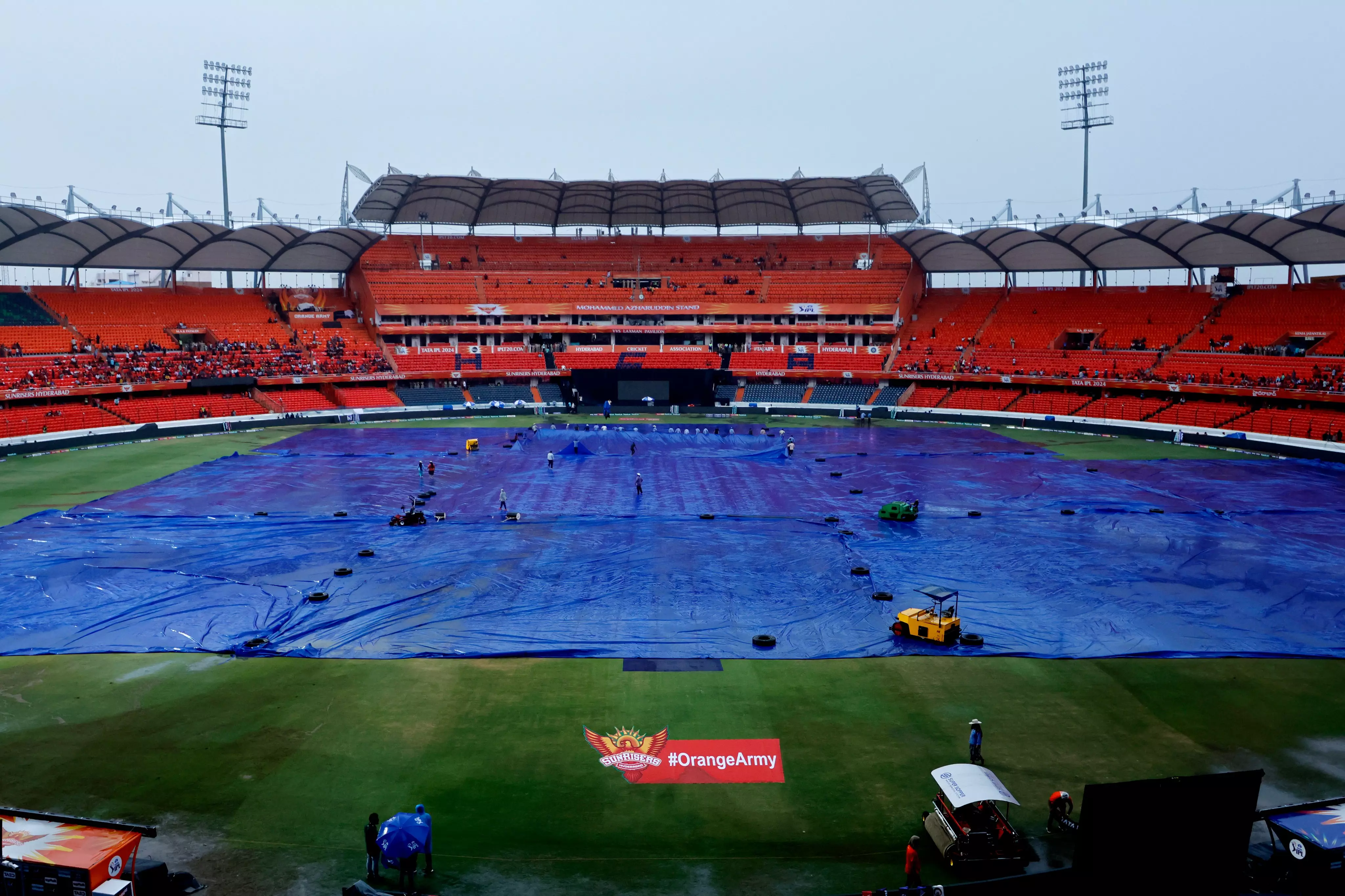 Heavy rains in Hyderabad delay SRH Vs GT IPL match