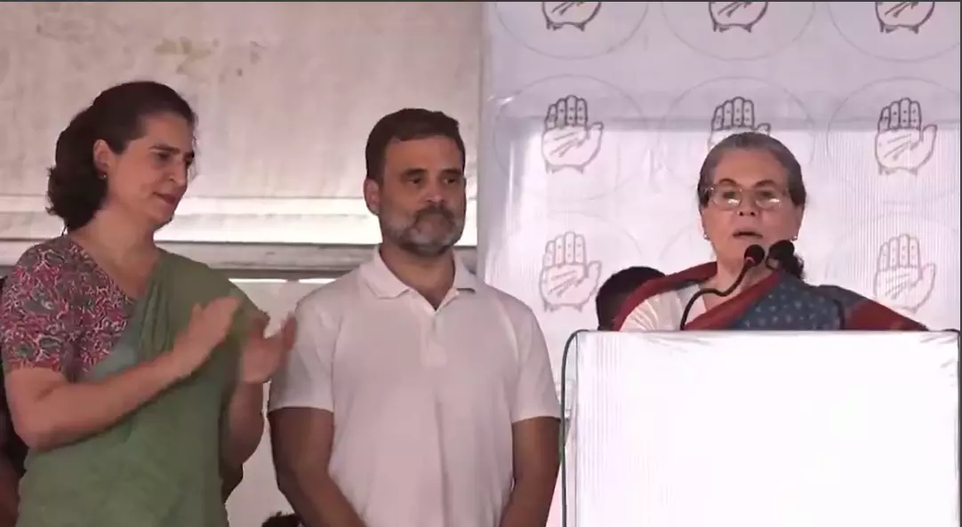 I am handing over my son to you, Sonia tells Rae Bareli voters