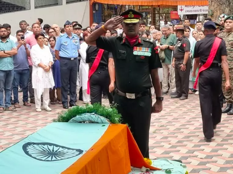 Mortal remains of former army officer Kale killed in Gaza reach India, says MEA