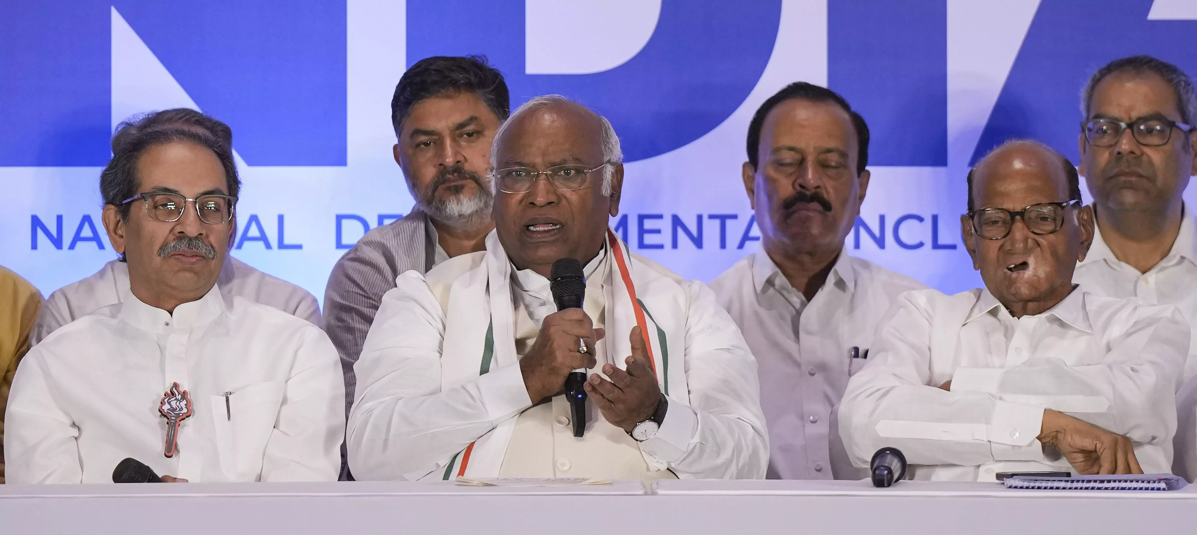 Modi inciting people, dividing society, alleges Kharge