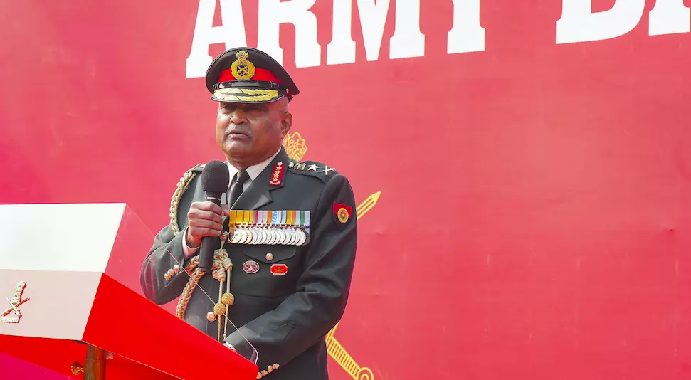 Army Chief Stresses Armed Forces Role in Indias Growth