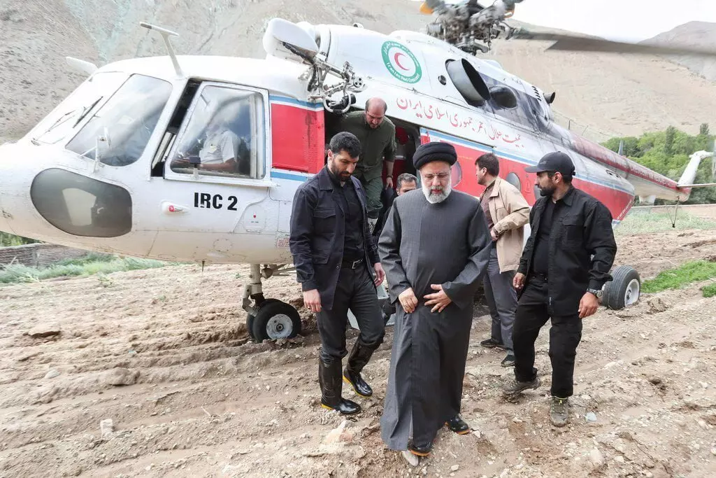 Iranian President Raisis Helicopter Makes Hard Landing