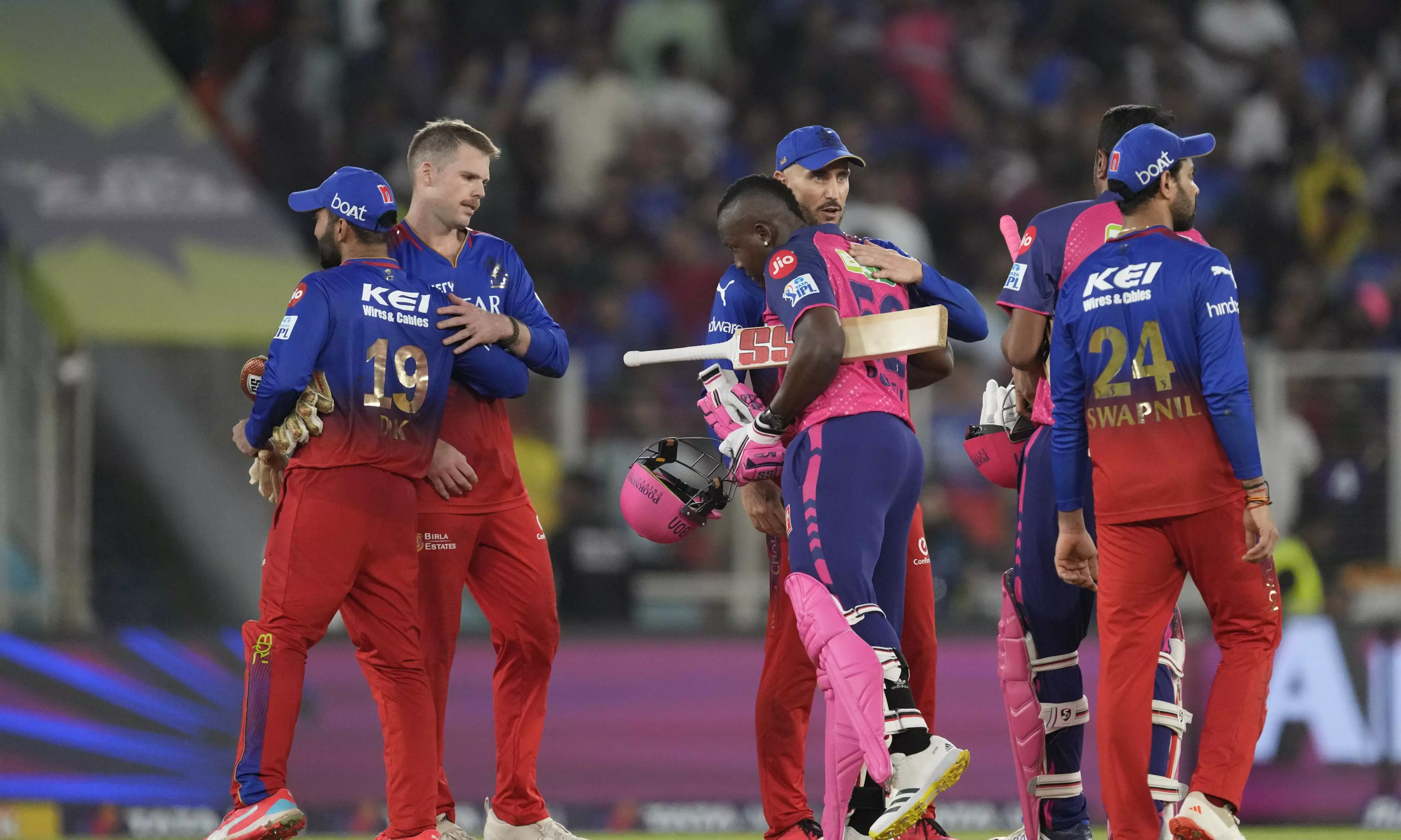 Rajasthan Royals limit Royal Challengers Bengaluru to 172/8 in IPL Eliminator