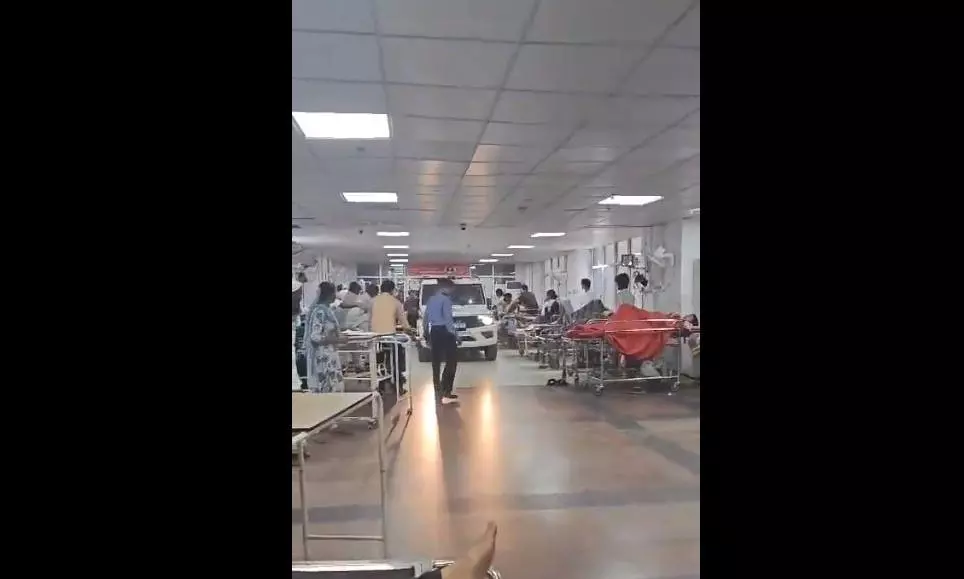 Watch: Cops Drive Car into AIIMS-Rishikesh to Arrest Nursing Officer Accused of Molestation