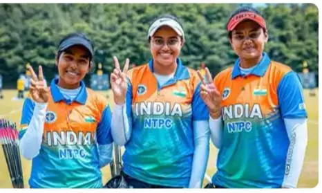 Indian Womens Compound Archery Team Strikes World Cup Gold