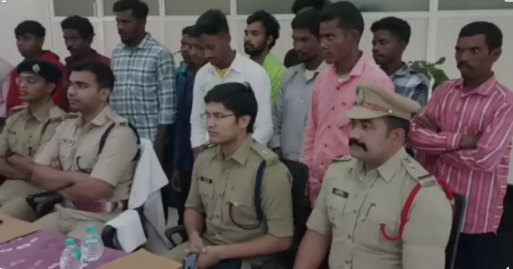 13 Maoist militia members surrendered before AP police