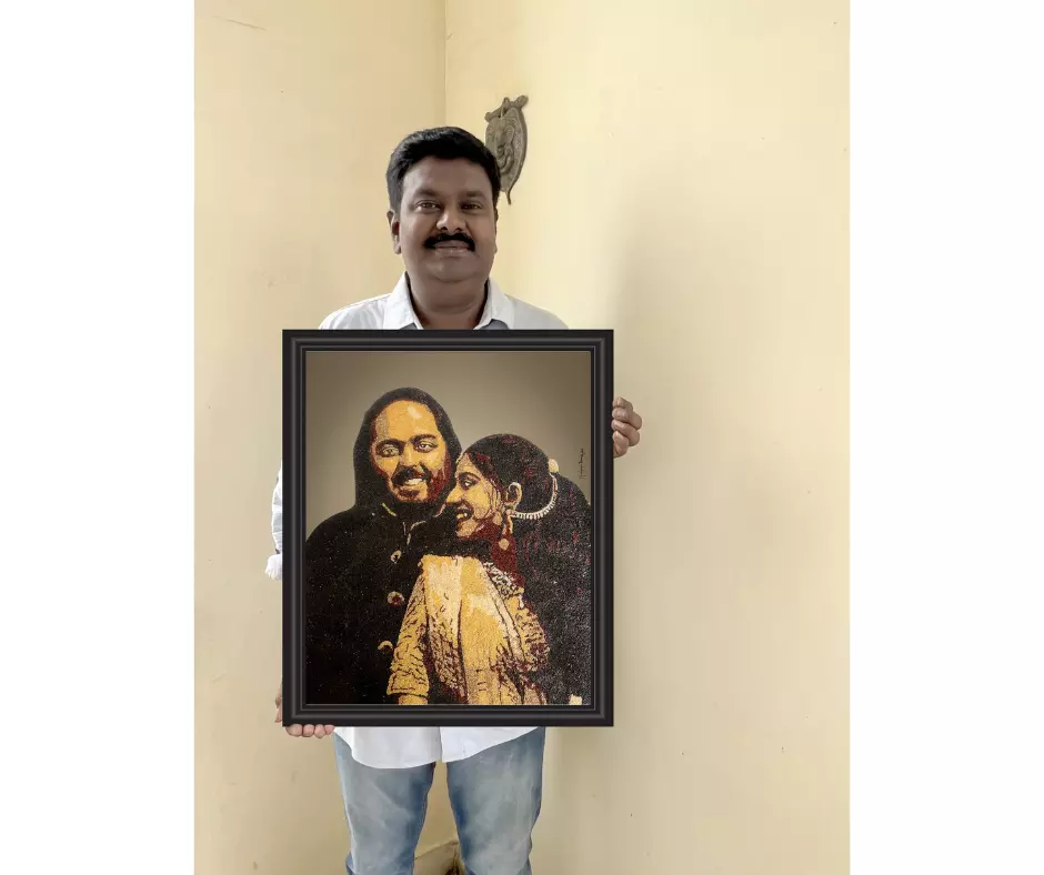 Vizag Artist’s Gift to Anant Ambani