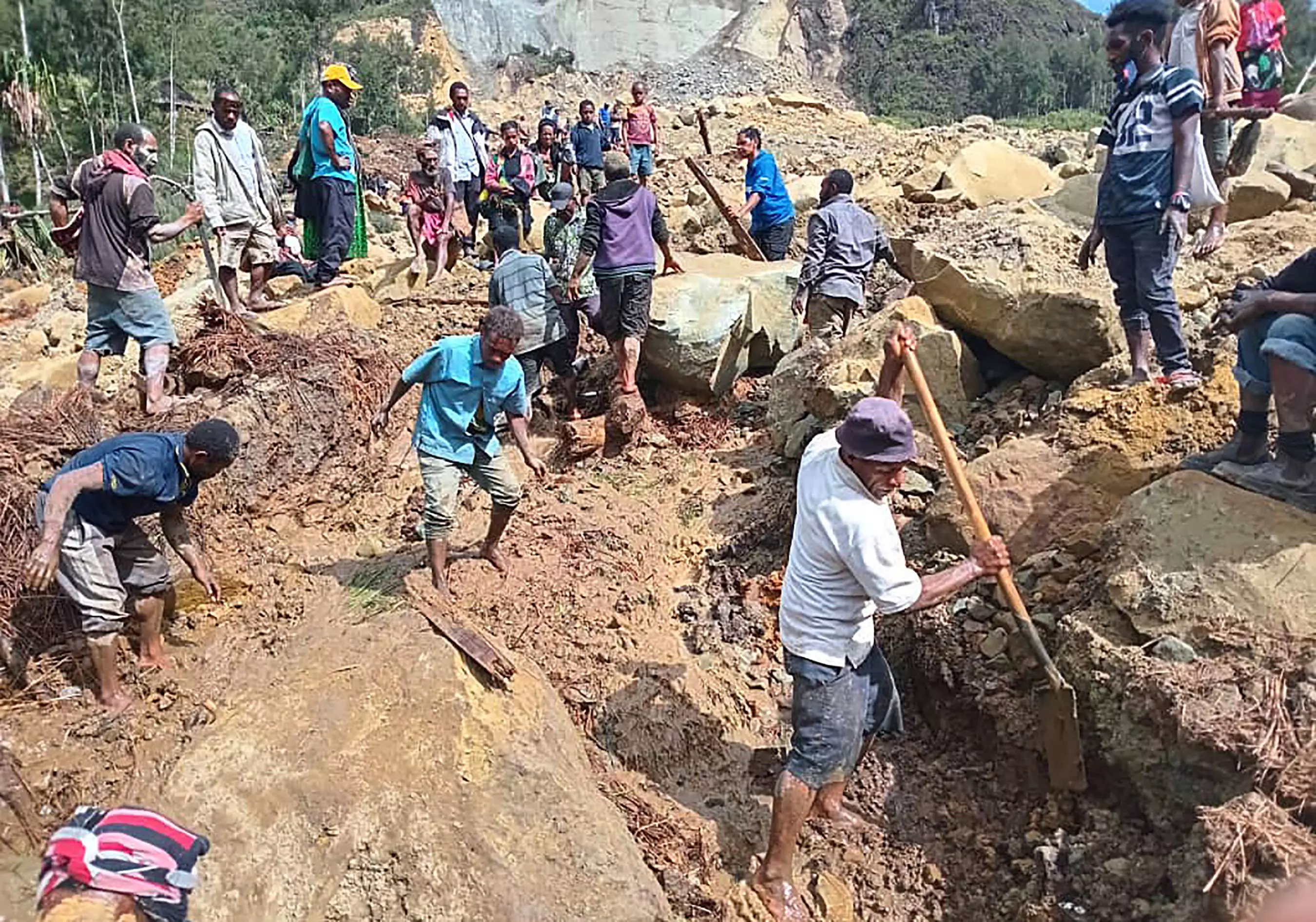 Papua New Guinea reports more than 2,000 people buried in landslide