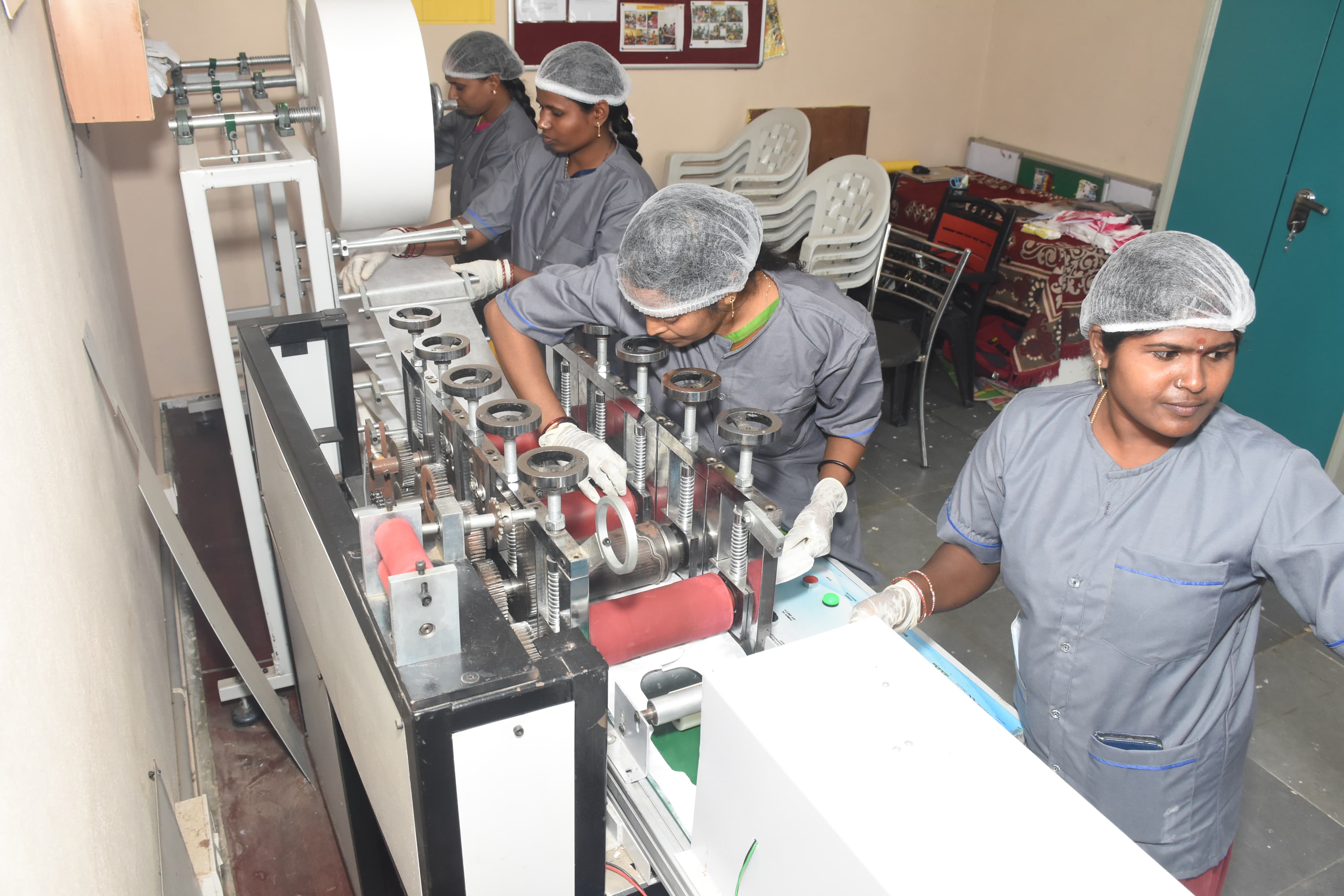 Amazon-backed women make biodegradable sanitary napkins at Hyderabad unit