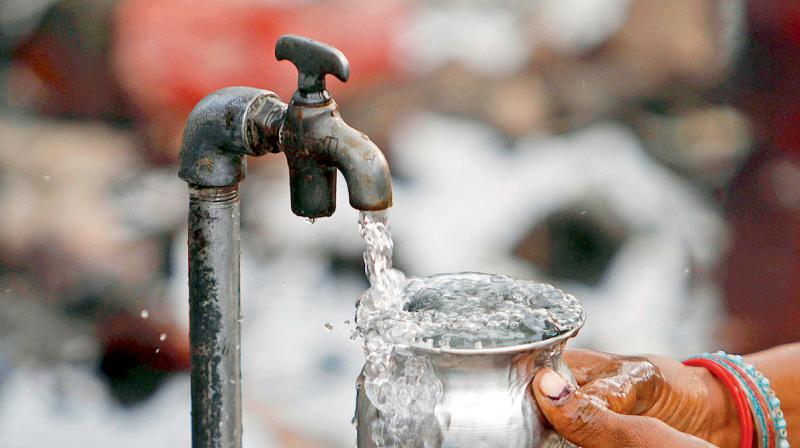 Visakhapatnam: Villagers from hilltop tribal hamlet stage protest for drinking water