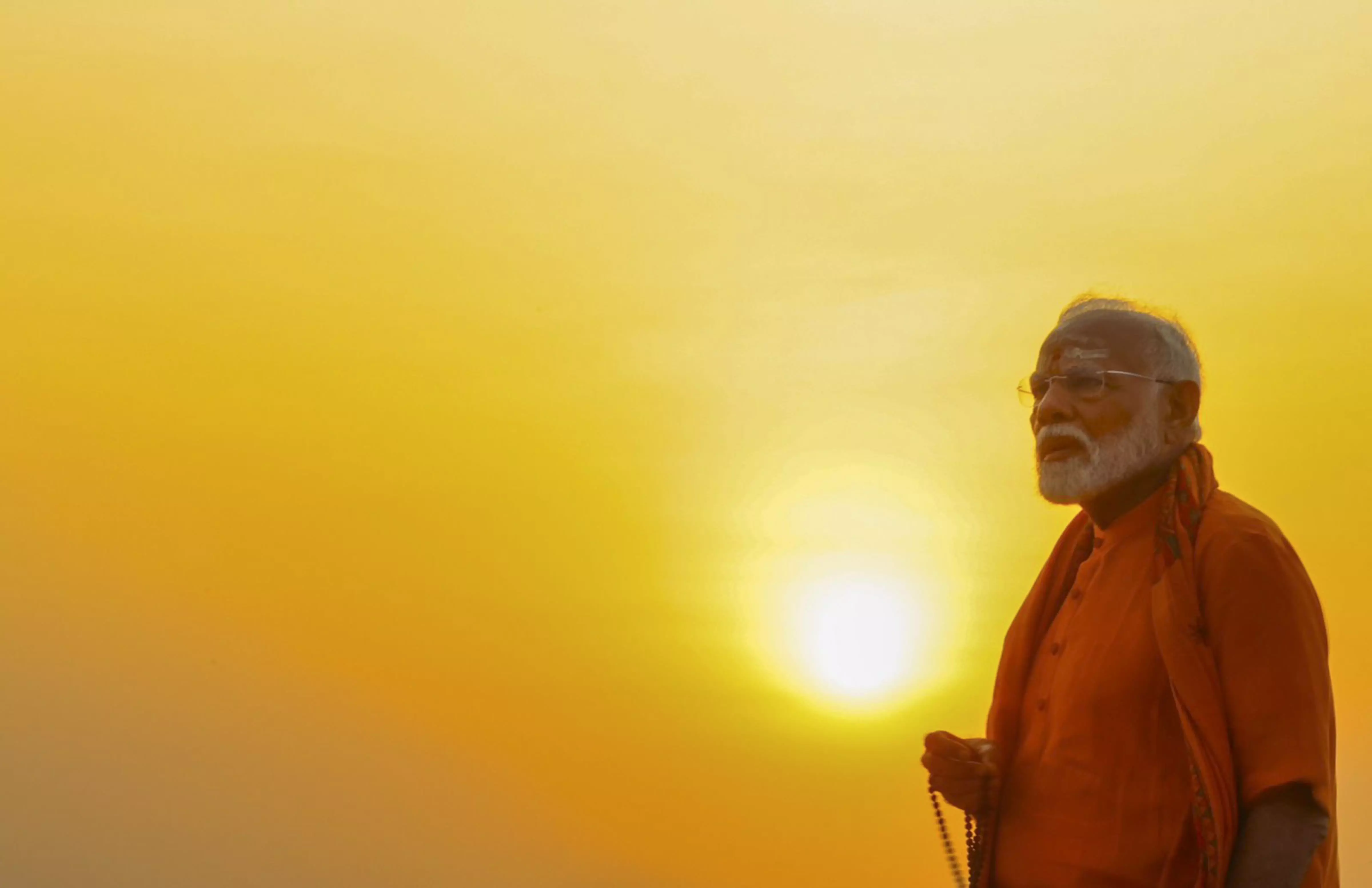 PM Modi Performs Surya Arghya at Vivekananda Rock Memorial