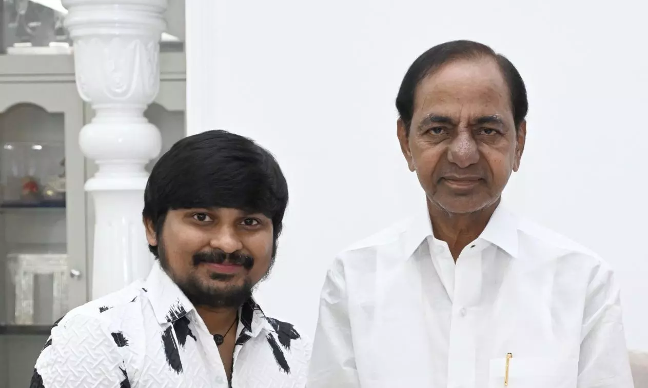 KCR releases ‘Telangana Teejam…’ song penned by MLC Goreti Venkanna