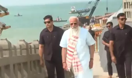 Modi ends two-day long meditation at Vivekananda Rock Memorial in Kanyakumari