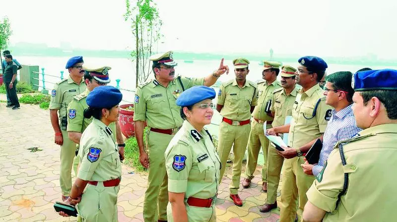 Police Bandobast Tightened in Hyderabad City for Today’s Counting